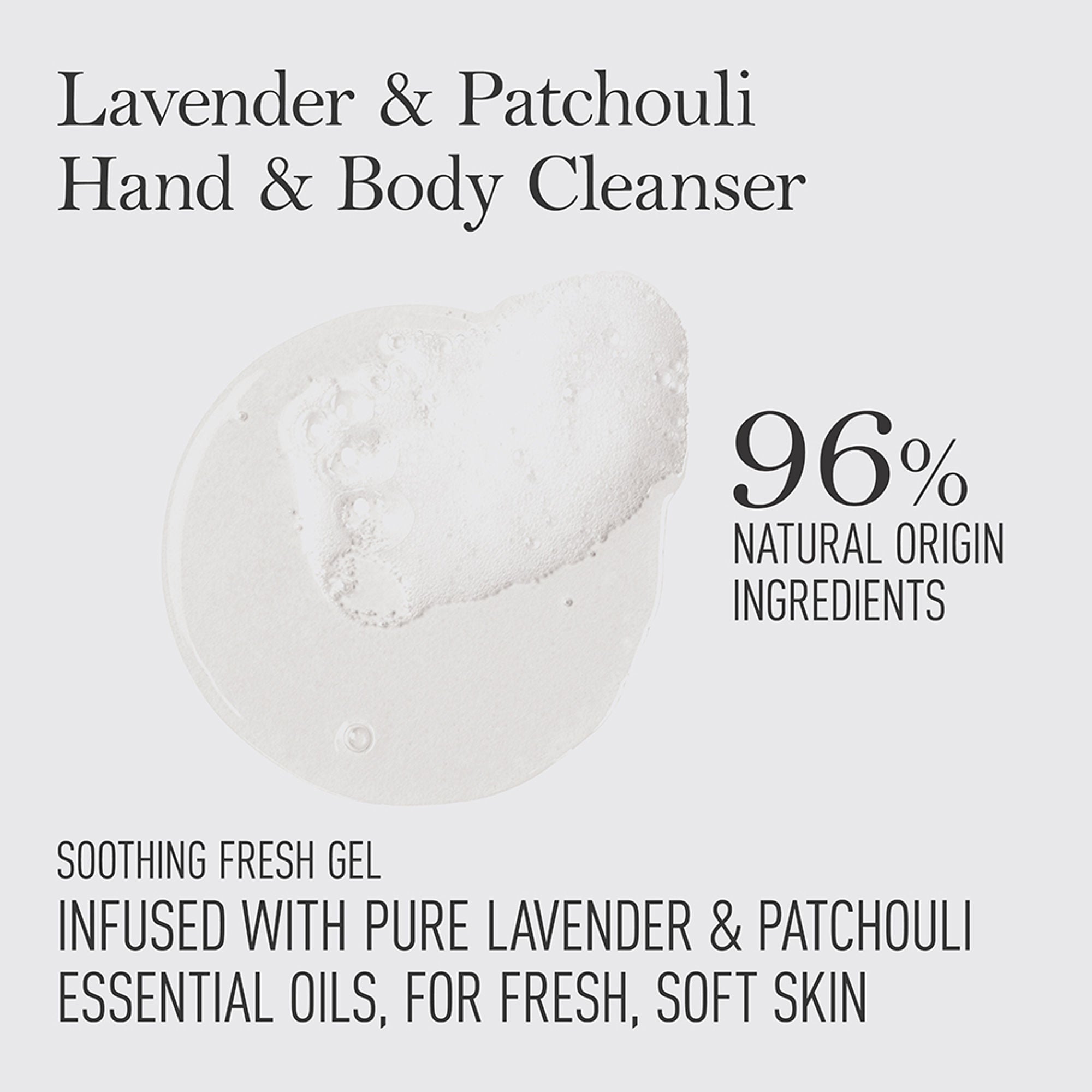Kama Ayurveda Lavender & Patchouli Calming & Refreshing with Paraben Free Body Cleanser - Dista