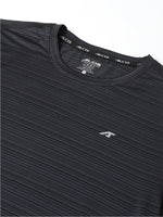 Thumbnail for Alcis Striped Slim Fit Anti-Static T-Shirt - Distacart