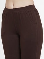 Thumbnail for TAG 7 Women Pack Of 2 Solid Ankle-Length Straight-Fit Leggings - Distacart