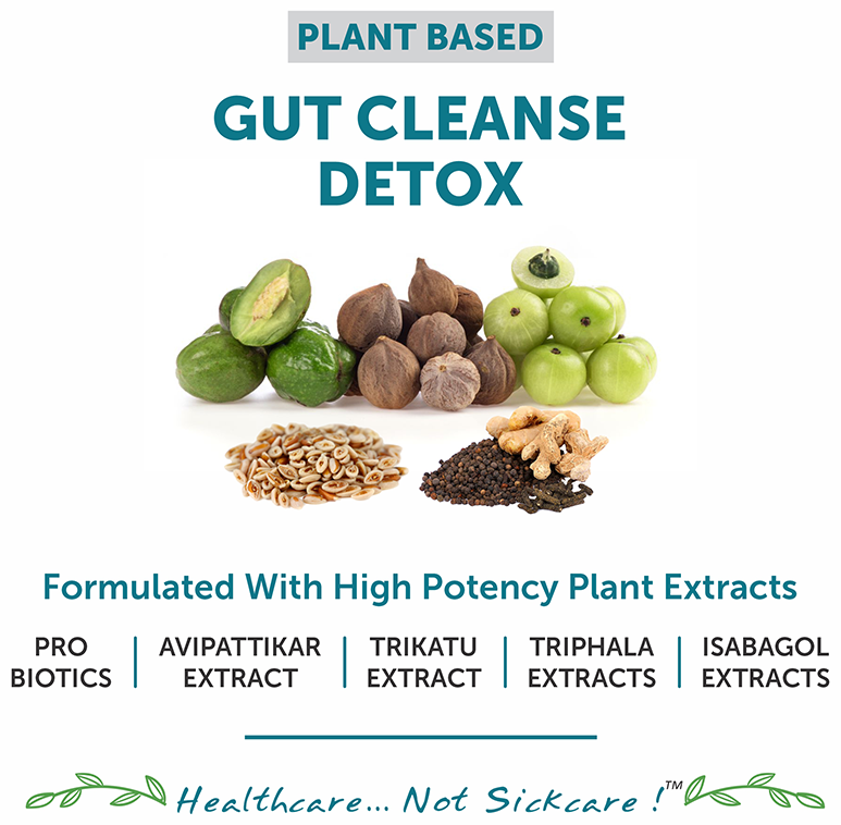 bliss welness gut detox veg tablet