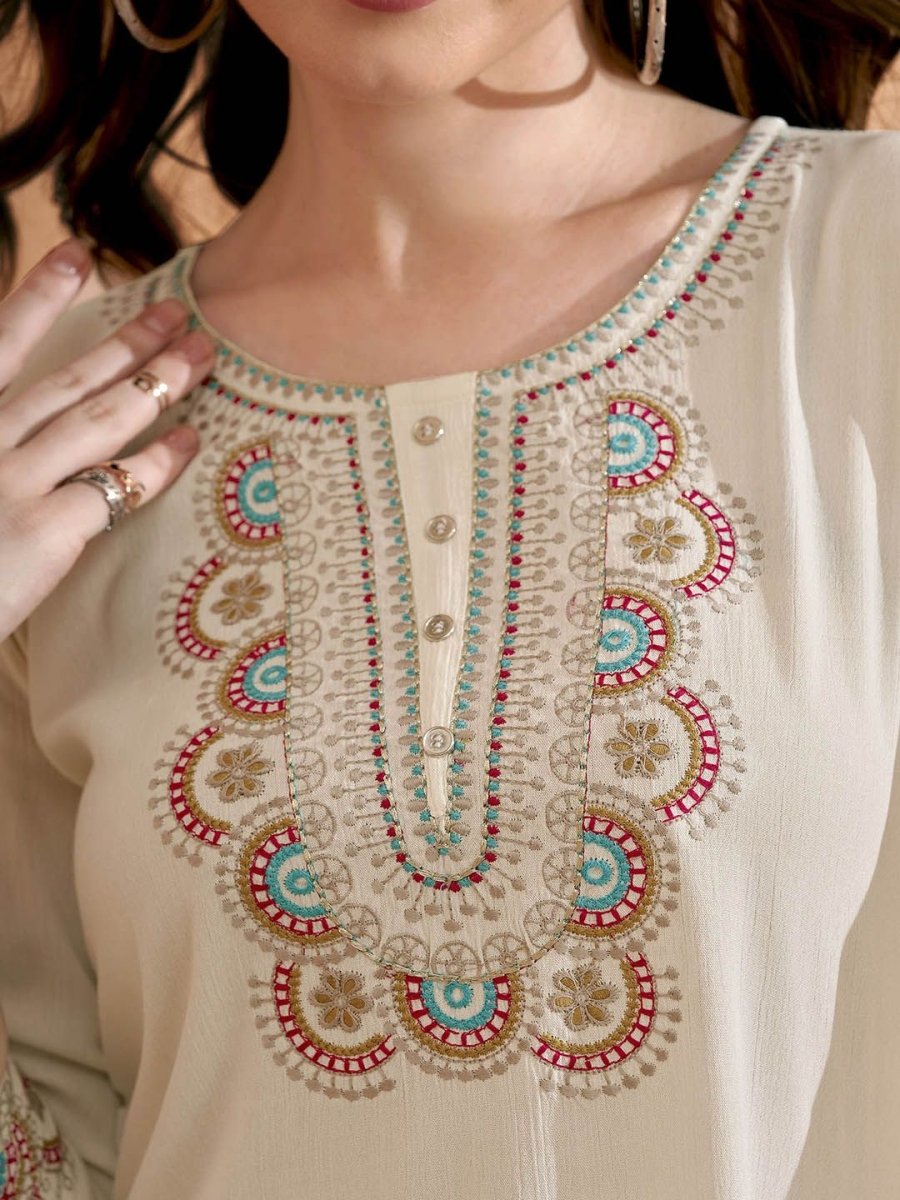 Anouk Women Gotta Patti Kurta - Distacart