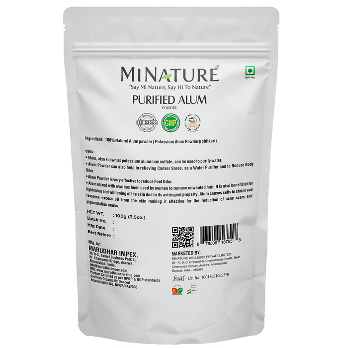 Minature Purified Alum Powder