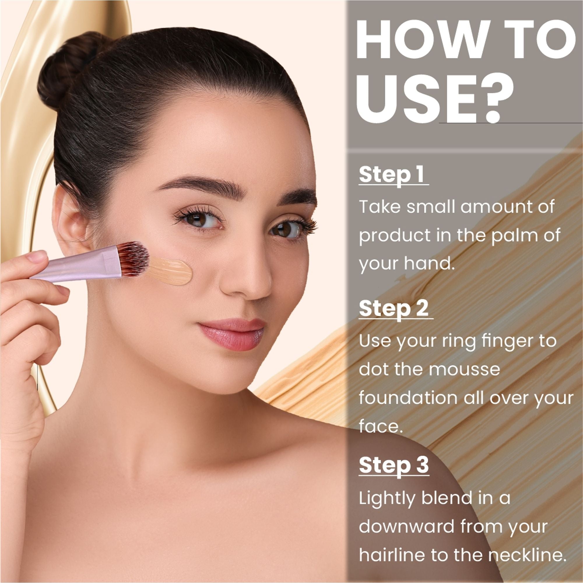 Matt Look Photo Focus Bare It All Skin Perfecting Foundation - Worthy Almond - Distacart