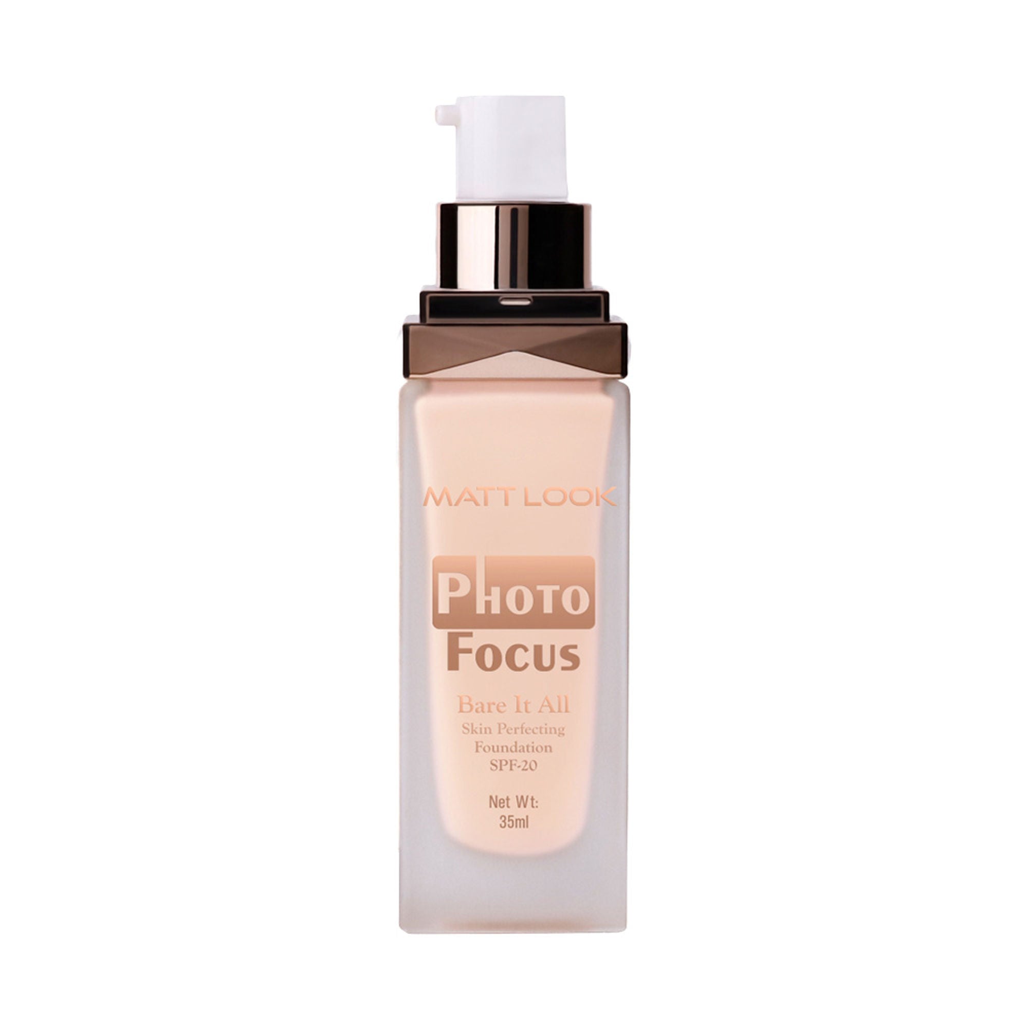 Matt Look Photo Focus Bare It All Skin Perfecting Foundation - Worthy Almond - Distacart