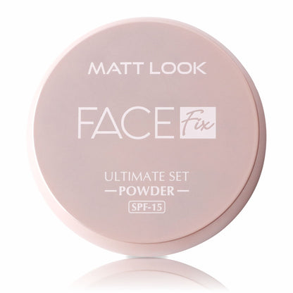 Matt Look Face Fix Ultimate Set Compact Powder - Vanilla Cream - Distacart