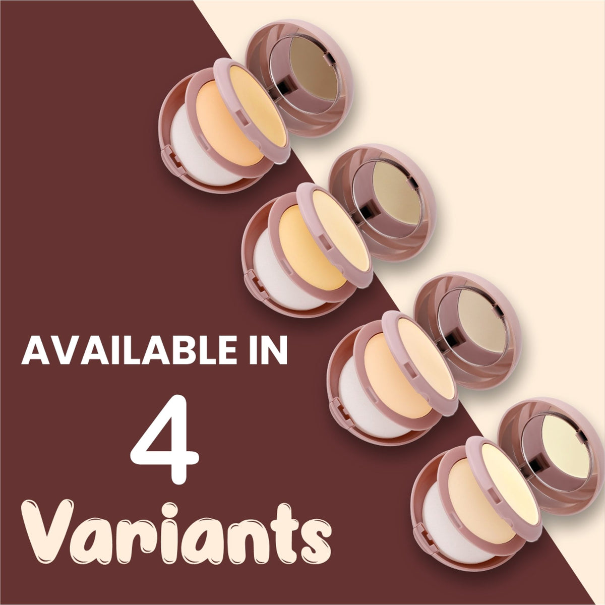 Matt Look Face Fix Ultimate Set Compact Powder - Vanilla Cream - Distacart