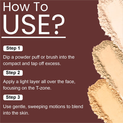 Matt Look Face Fix Ultimate Set Compact Powder - Vanilla Cream - Distacart