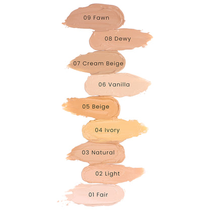 Matt Look High Coverage Foundation - Dewy - Distacart