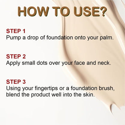 Matt Look High Coverage Foundation - Dewy - Distacart
