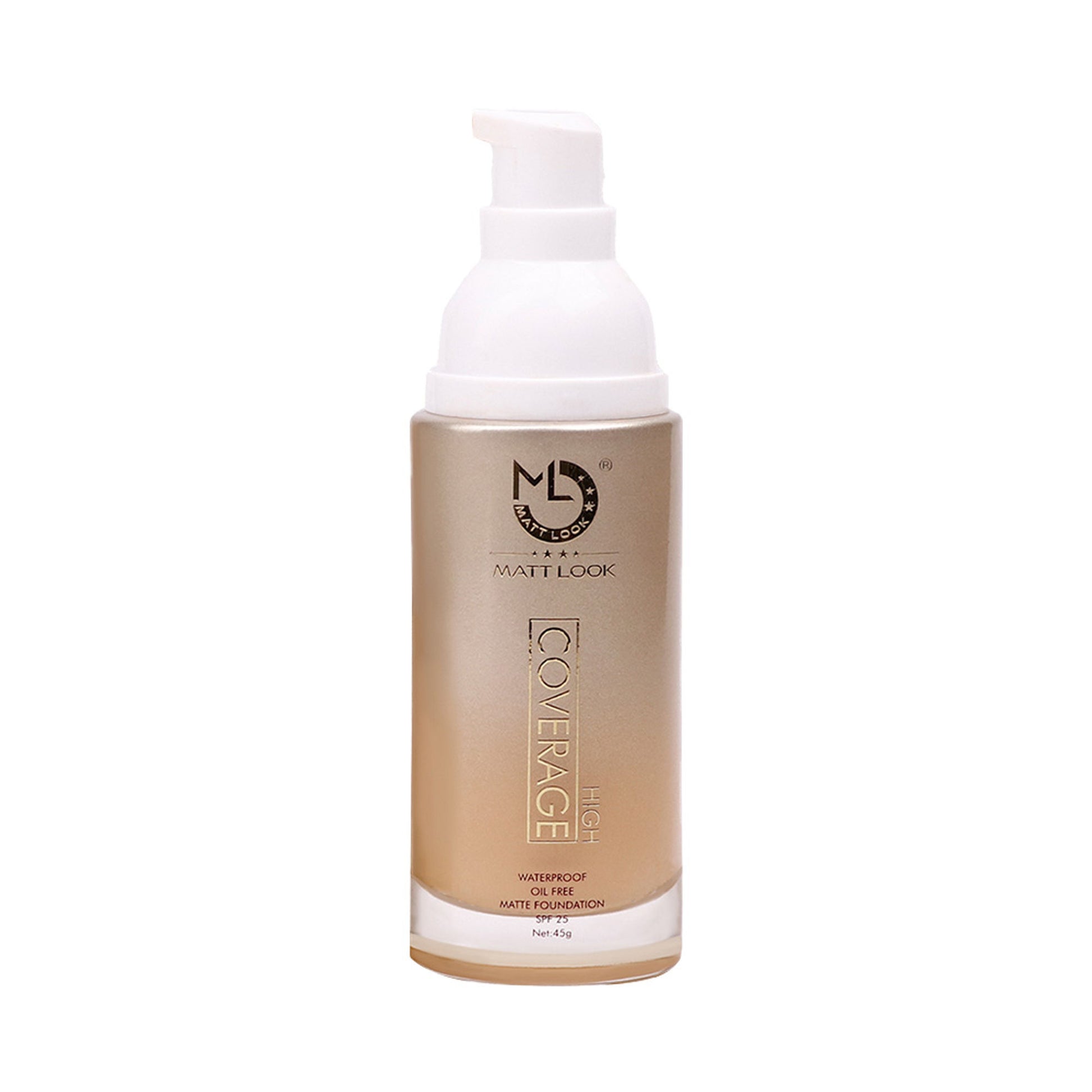 Matt Look High Coverage Foundation - Dewy - Distacart