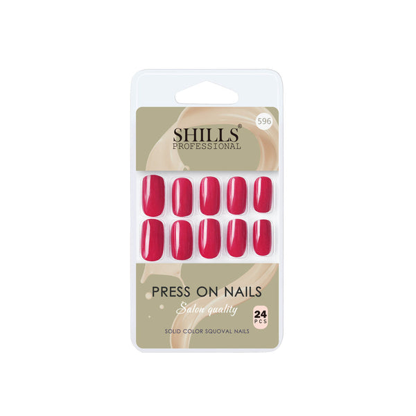 shills professional reusable press on nails square spn596