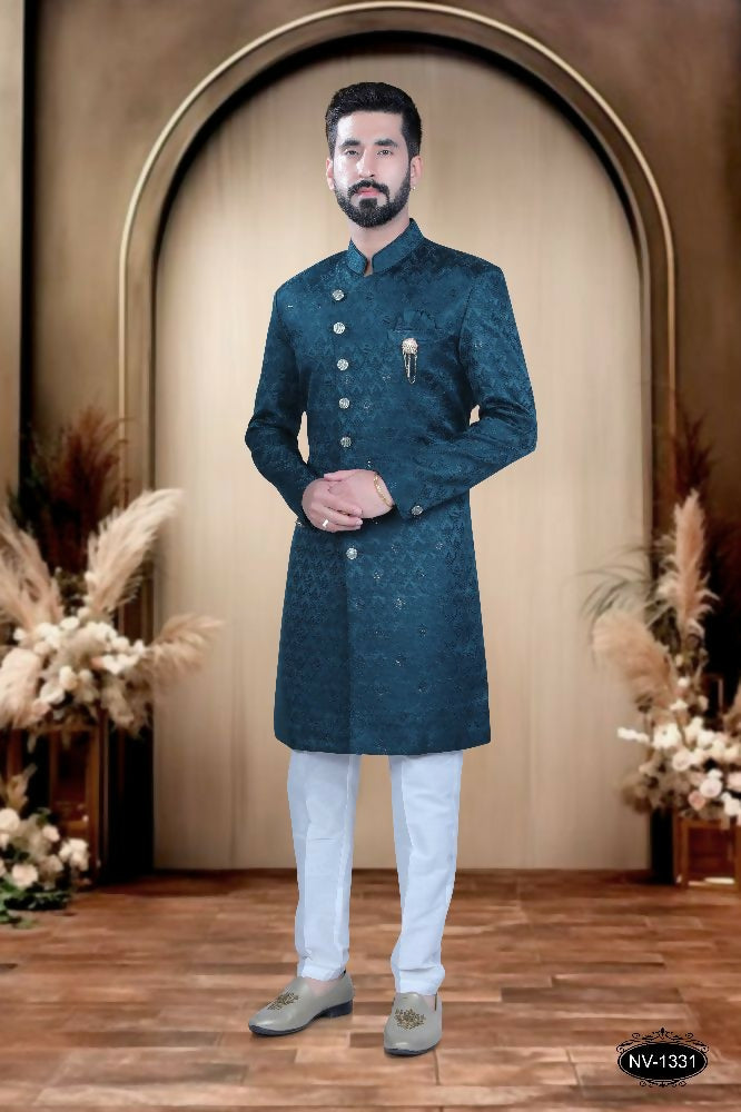 Joban Fashion Men's Blue TR Kurta with Pyjama - Distacart