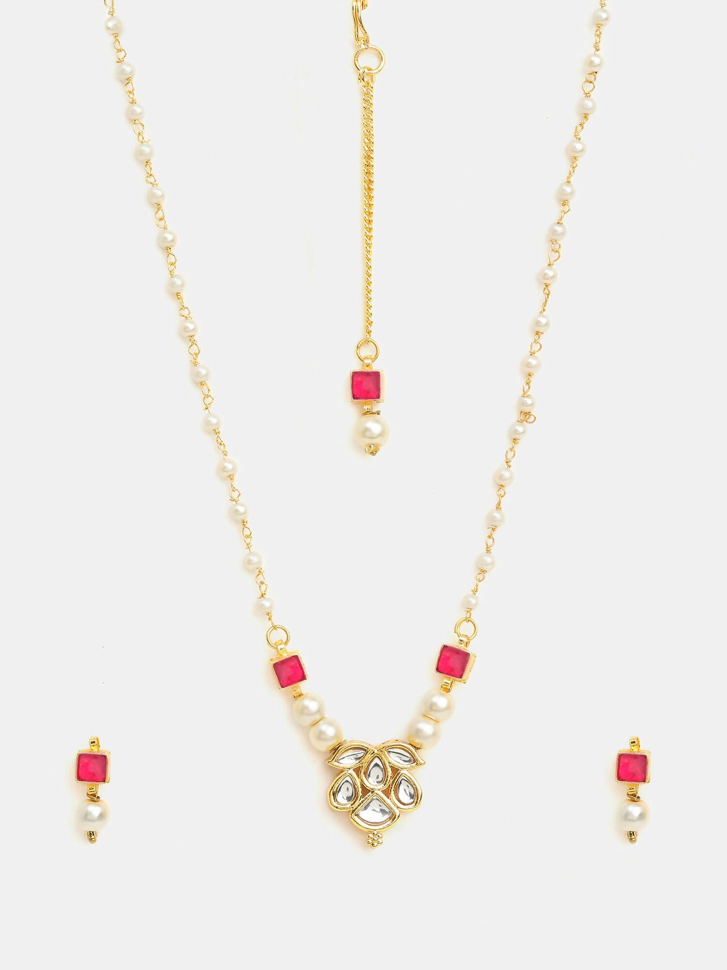 Ruby Raang Mannat Kundan Set - Distacart