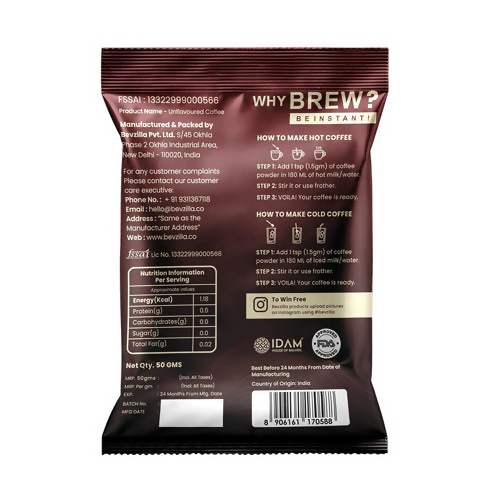Bevzilla Coffee Pouch - Distacart
