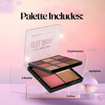 Thumbnail for Hilary Rhoda Transform Face Palette - Soft Glam 01 - Distacart