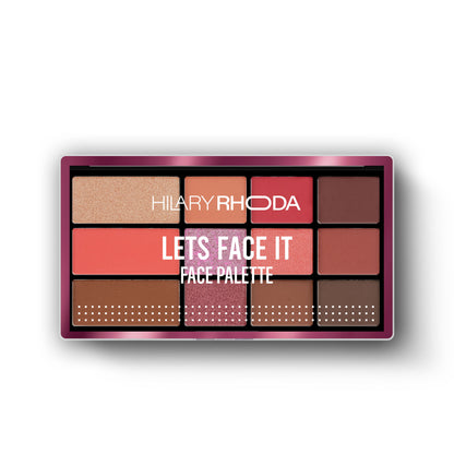 Hilary Rhoda Lets Face It Face Palette - Day Spring 01 - Distacart