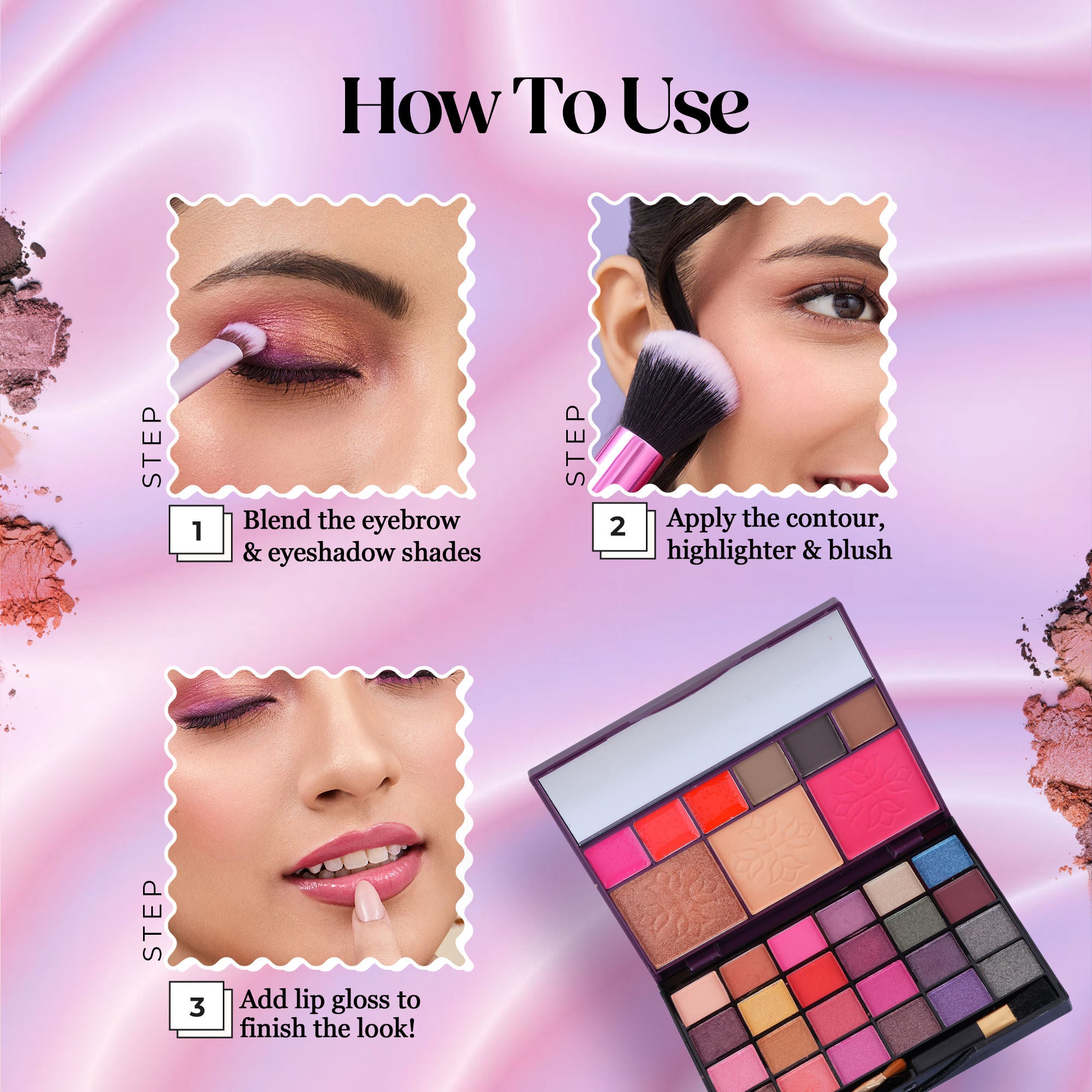 Hilary Rhoda The Collective Face Palette - Multi 01 - Distacart