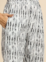 Thumbnail for Sangria Women Floral Printed Regular Kurta with Palazzos & Belt