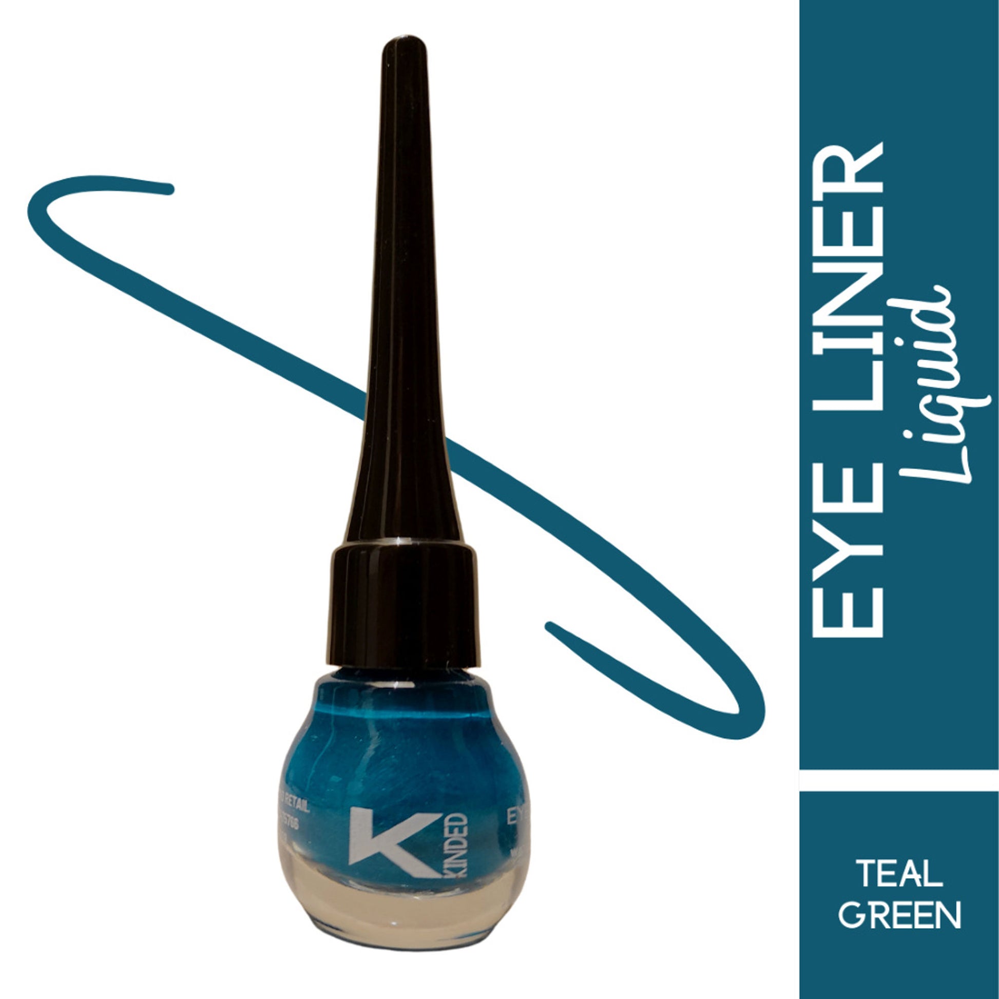 kinded liquid eye liner teal green
