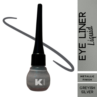 kinded liquid metallic eye liner greyish silver