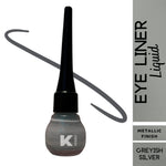 Thumbnail for kinded liquid metallic eye liner greyish silver