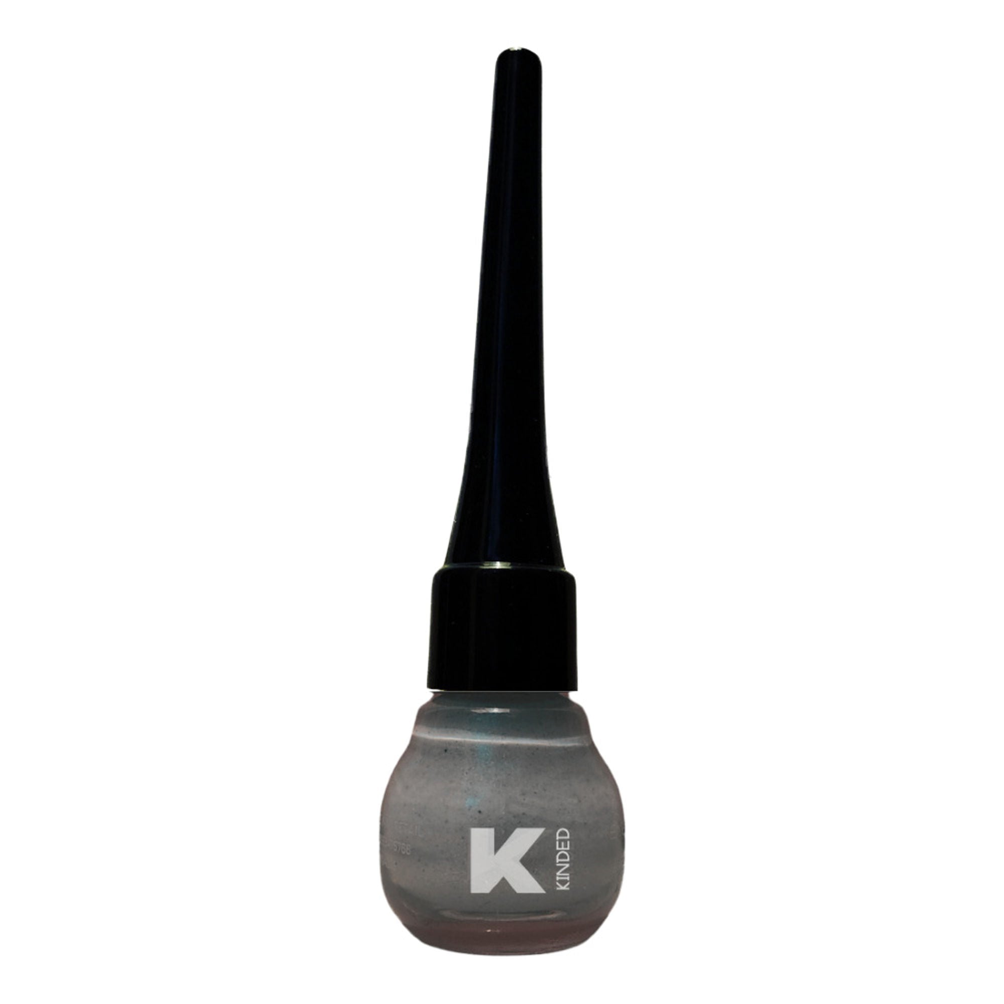 kinded liquid metallic eye liner greyish silver