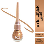 Thumbnail for kinded liquid metallic eye liner cool copper