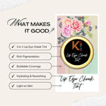 Thumbnail for kinded lip eye and cheek tint retro red