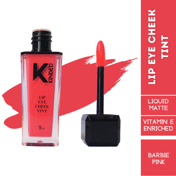kinded lip eye cheek tint with vitamin e enriched 01 barbie pink