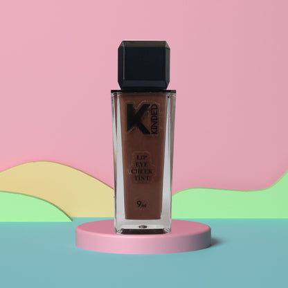 kinded lip eye cheek tint with vitamin e enriched 07 choco brown