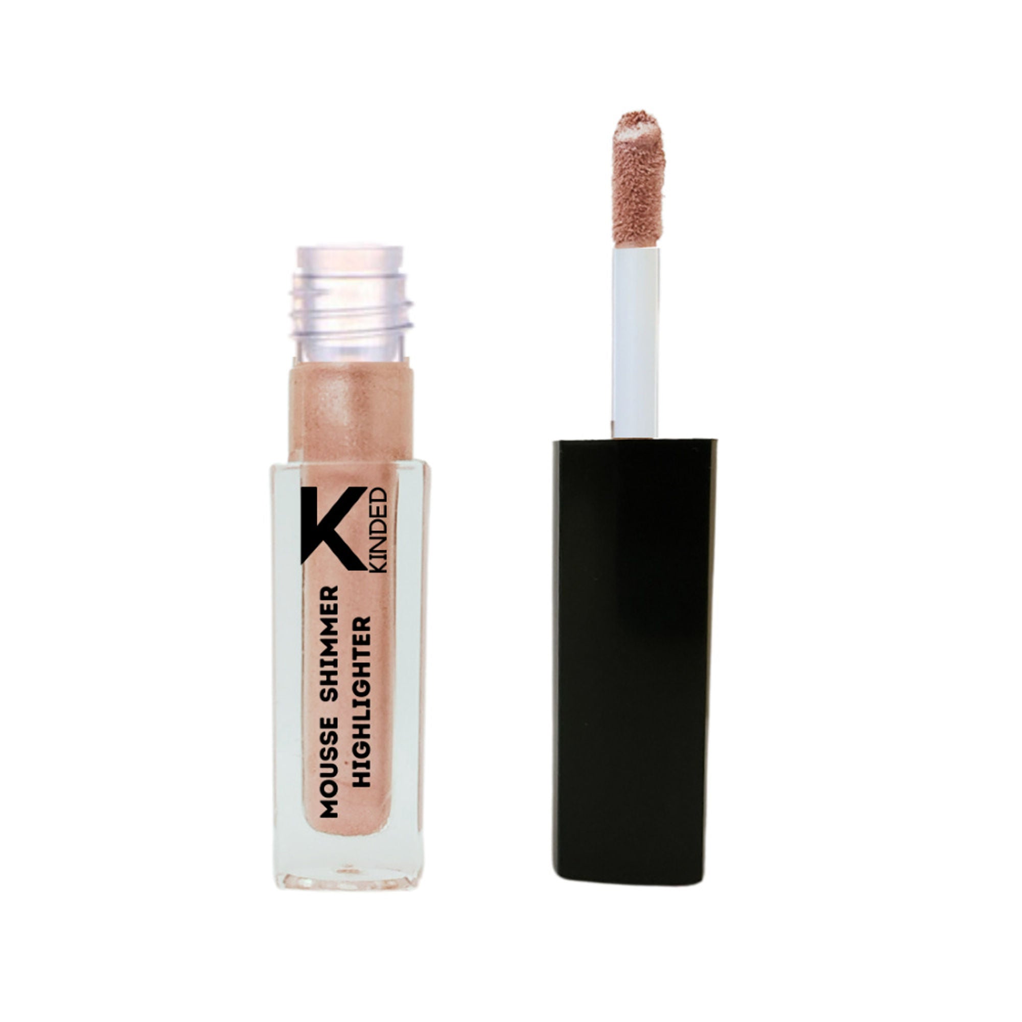 kinded mousse shimmer highlighter pink paradise