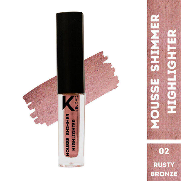kinded mousse shimmer highlighter rusty bronze