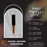 Thumbnail for kinded mousse shimmer highlighter cool copper
