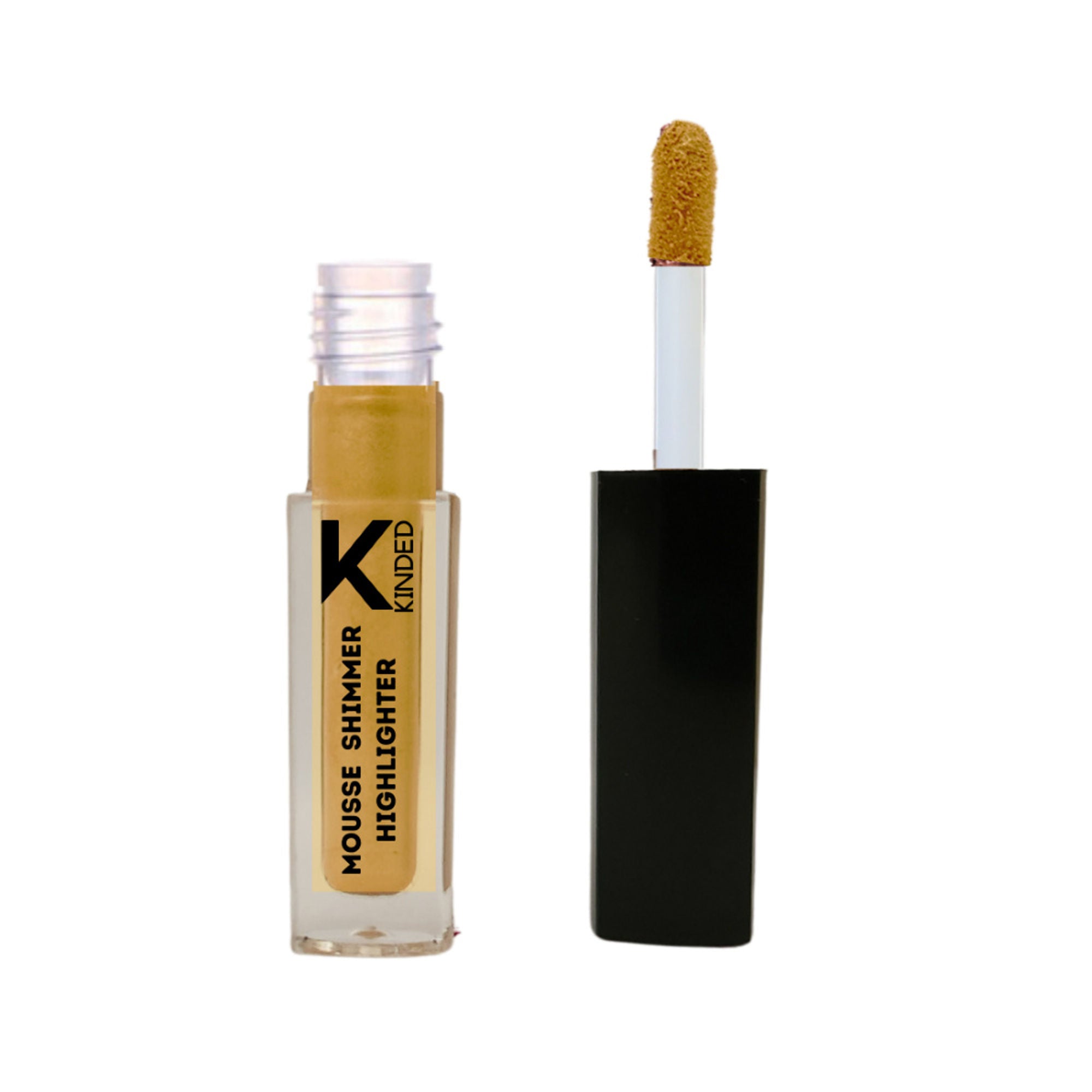 kinded mousse shimmer highlighter golden glaze