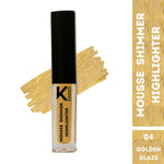 Thumbnail for kinded mousse shimmer highlighter golden glaze
