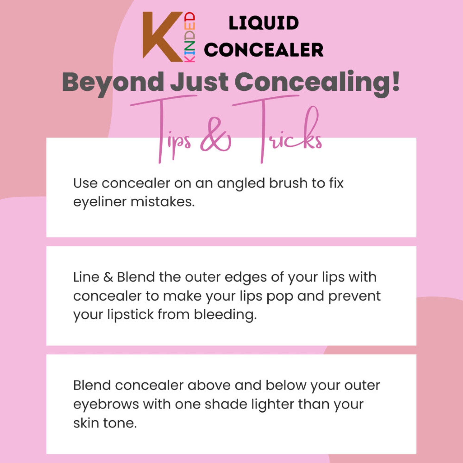 kinded liquid concealer peachy orange