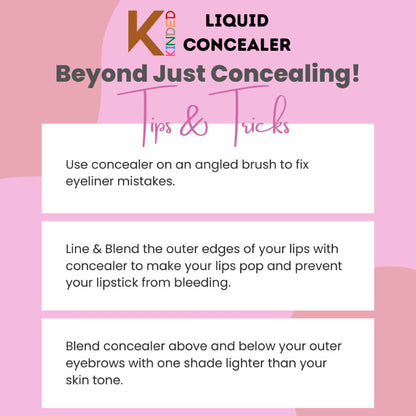 kinded liquid concealer peachy orange