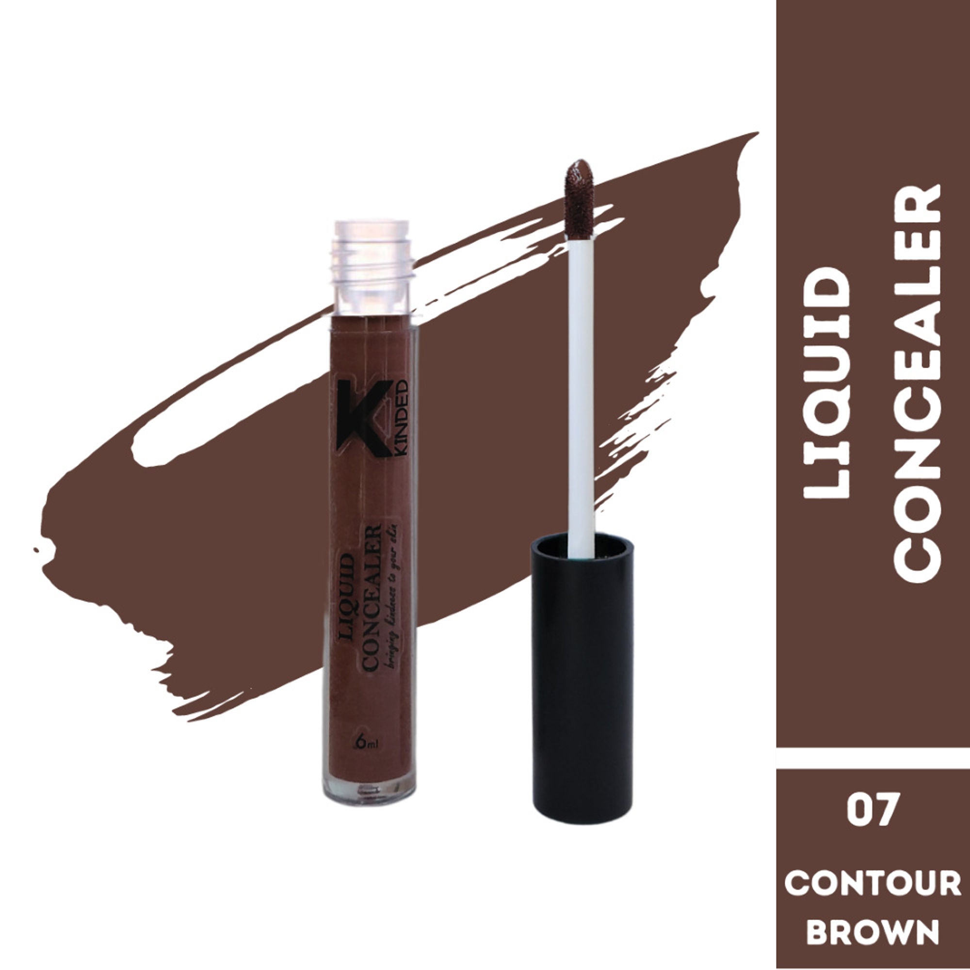 kinded liquid concealer contour brown