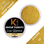 Thumbnail for kinded loose shimmer makeup foil pigments powder golden
