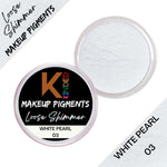 Thumbnail for kinded loose shimmer makeup foil pigments powder white pearl