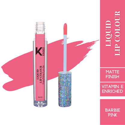 kinded liquid lip colour lipstick lip gloss 01 barbie pink