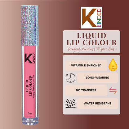 kinded liquid lip colour lipstick lip gloss 01 barbie pink