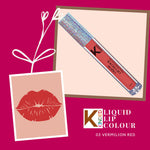 Thumbnail for kinded liquid lip colour lipstick lip gloss 03 vermilion red