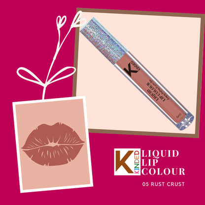 kinded liquid lip colour lipstick lip gloss 05 rust crust