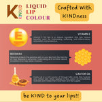 Thumbnail for kinded liquid lip colour lipstick lip gloss 07 choco brown