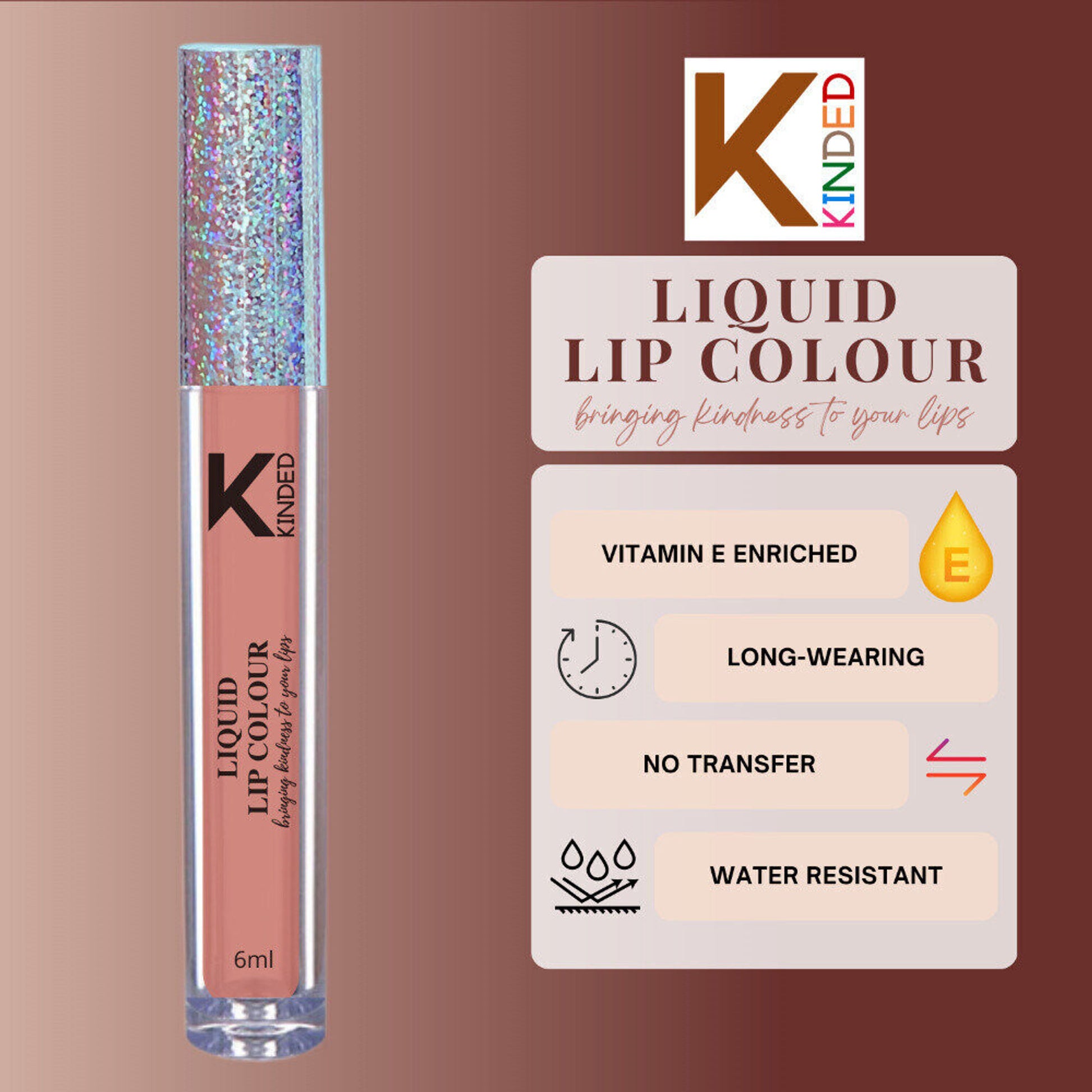 kinded liquid lip colour lipstick lip gloss 10 perfect nude