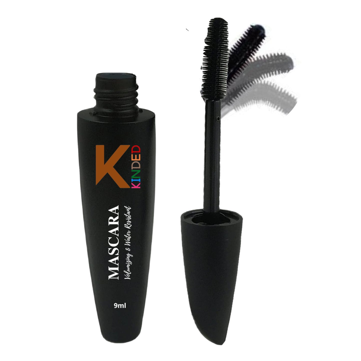 KINDED Volumizing & Waterproof Long Lasting Smudgeproof Mascara   Black