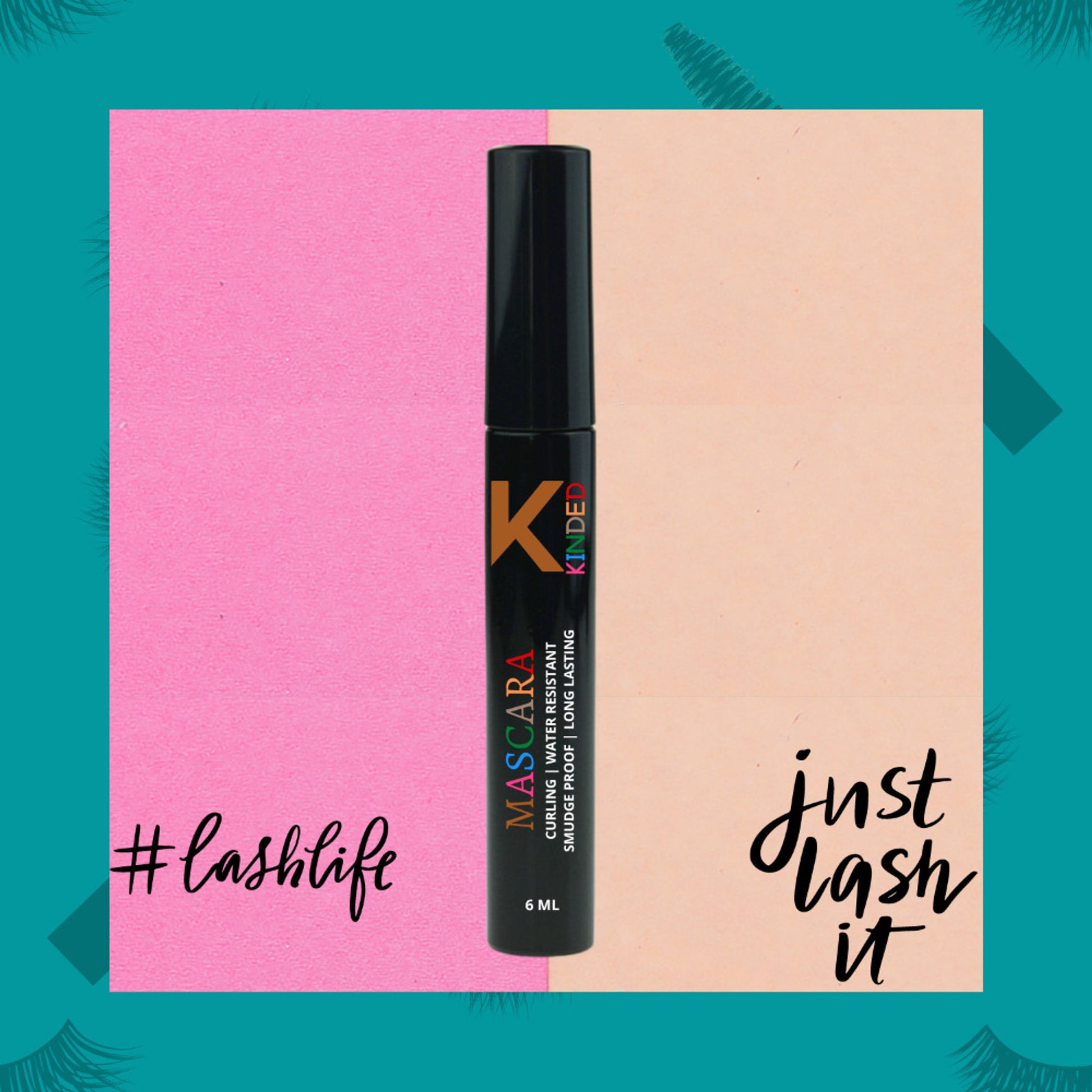 KINDED Curling Waterproof Long Lasting Smudgeproof Mascara   Black