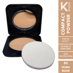 Thumbnail for kinded sun protection compact powder with vitamin e 03 warm beige