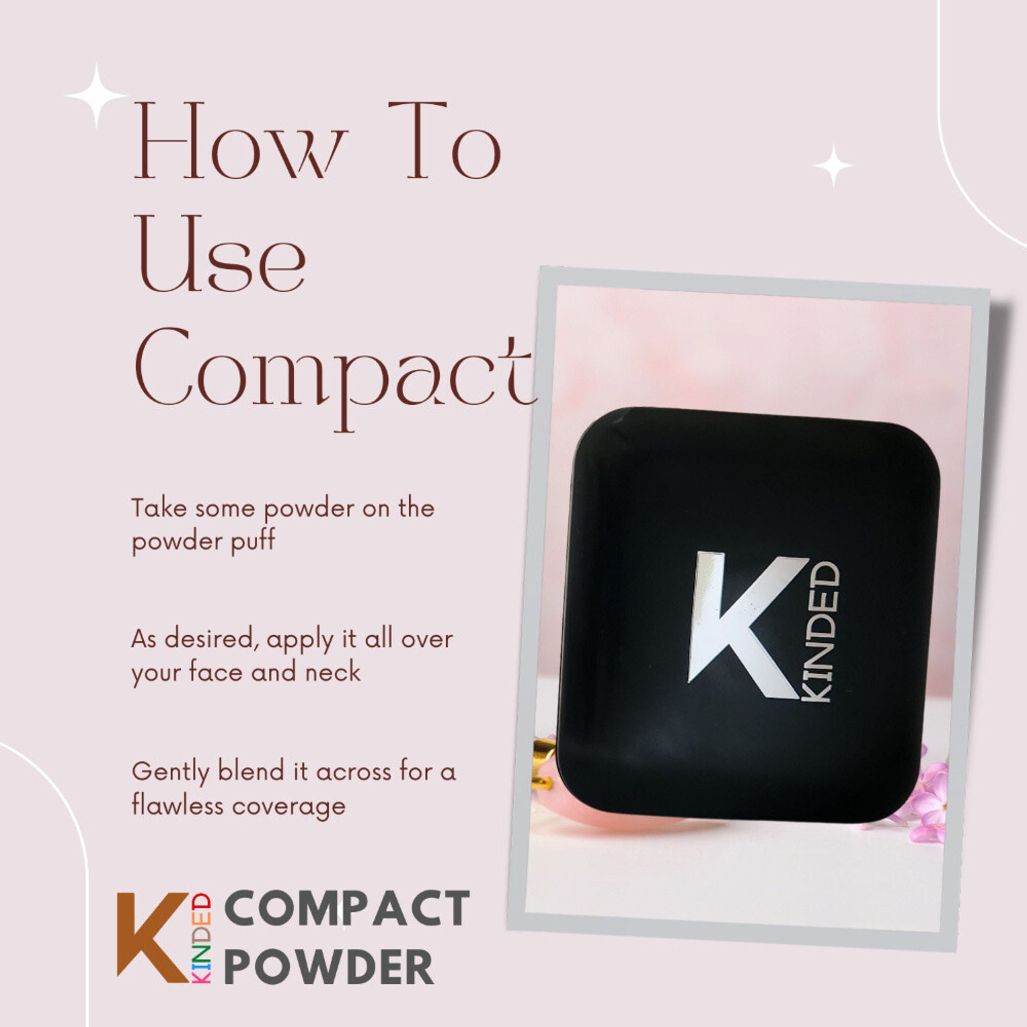 kinded sun protection compact powder with vitamin e 03 warm beige